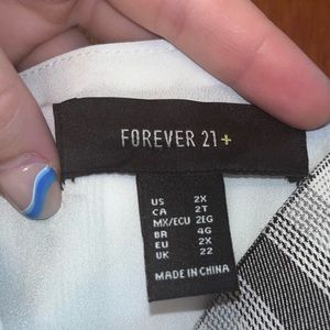 NWOT Forever 21 Zip Up Dress